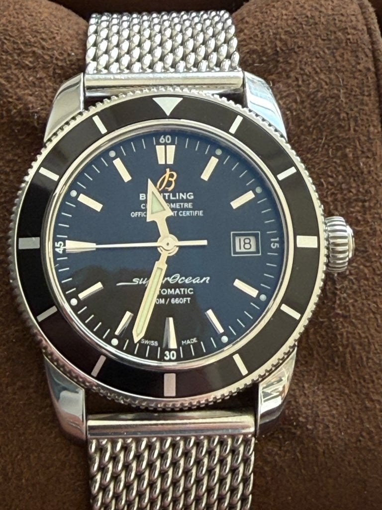 Breitling Superocean Heritage 42 mm -A17321-Full Set-Service, Staal, Staal, Breitling, Polshorloge