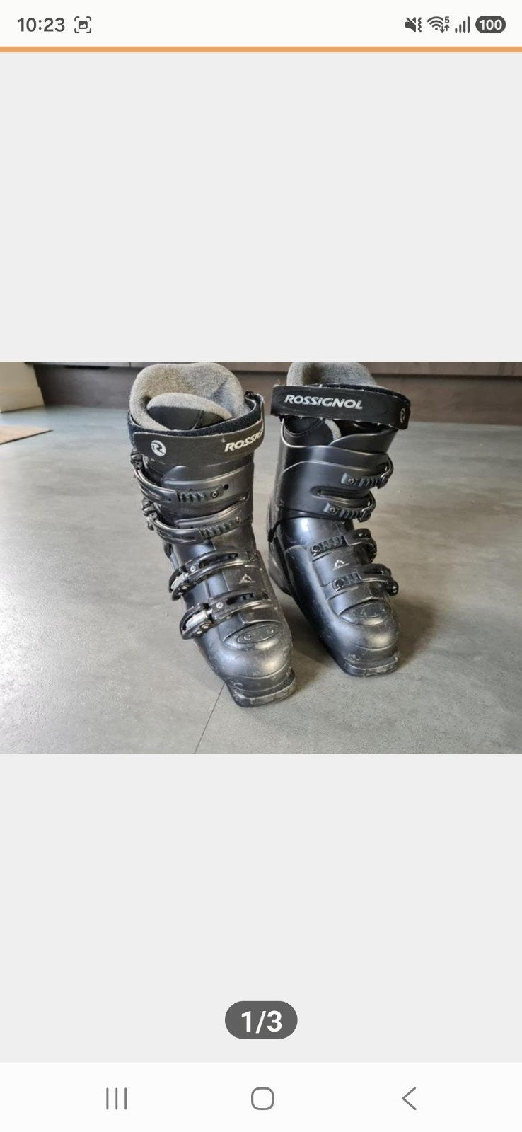 Rossignol Skischoenen - Maat 24.5, Sport en Fitness, Skiën en Langlaufen, Ophalen, Gebruikt, Rossignol, Schoenen