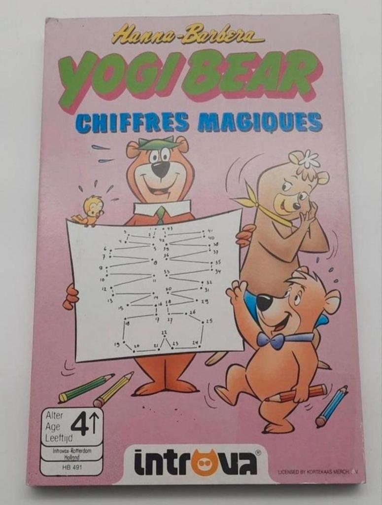 Yogi Bear Tovercijfers uitgave Introva uit 1991 NIEUW!, Ophalen of Verzenden, Nieuw, Tv, Overige typen
