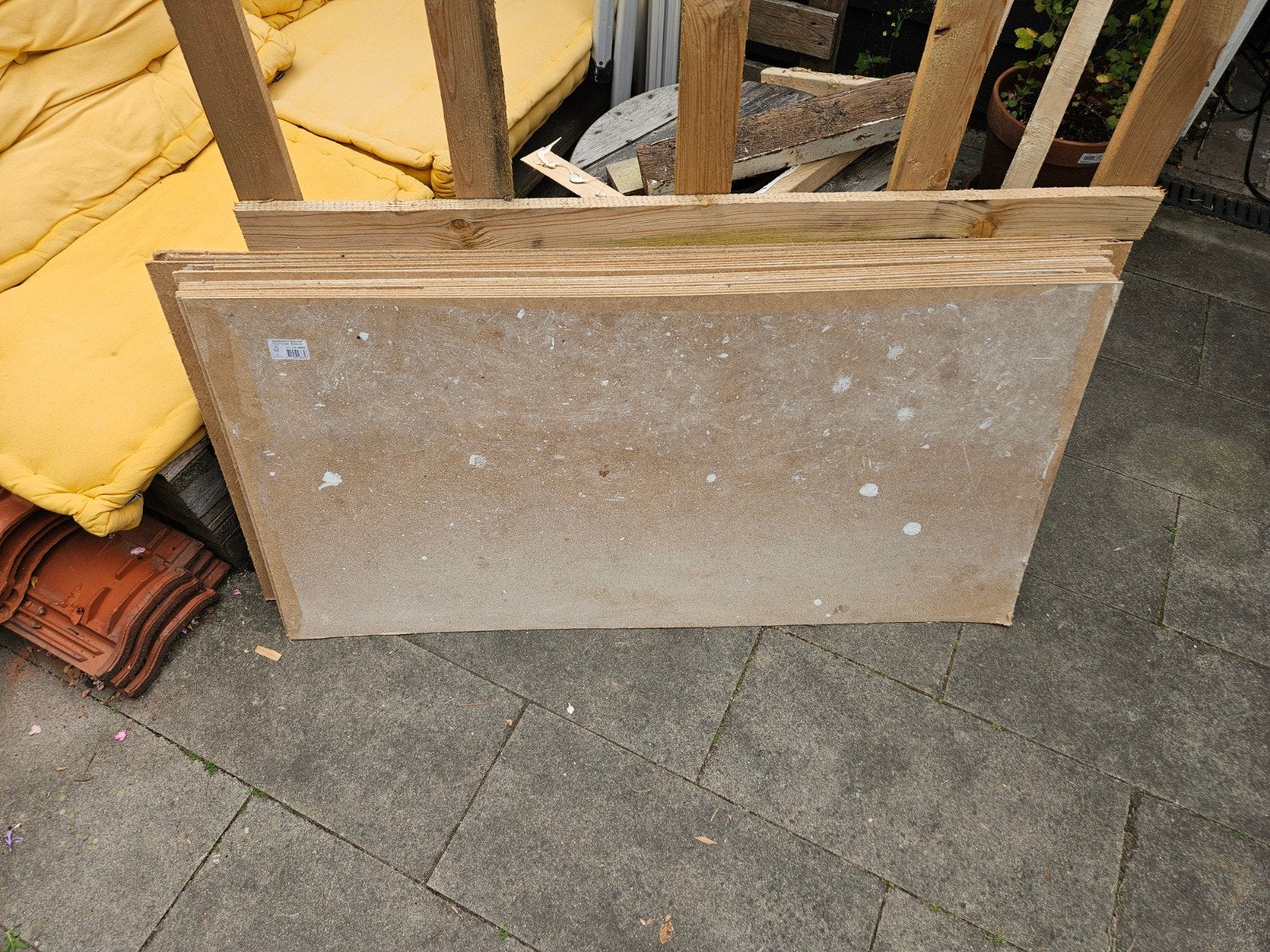 Hardboard platen 122 x 61, Doe-het-zelf en Verbouw, Ophalen