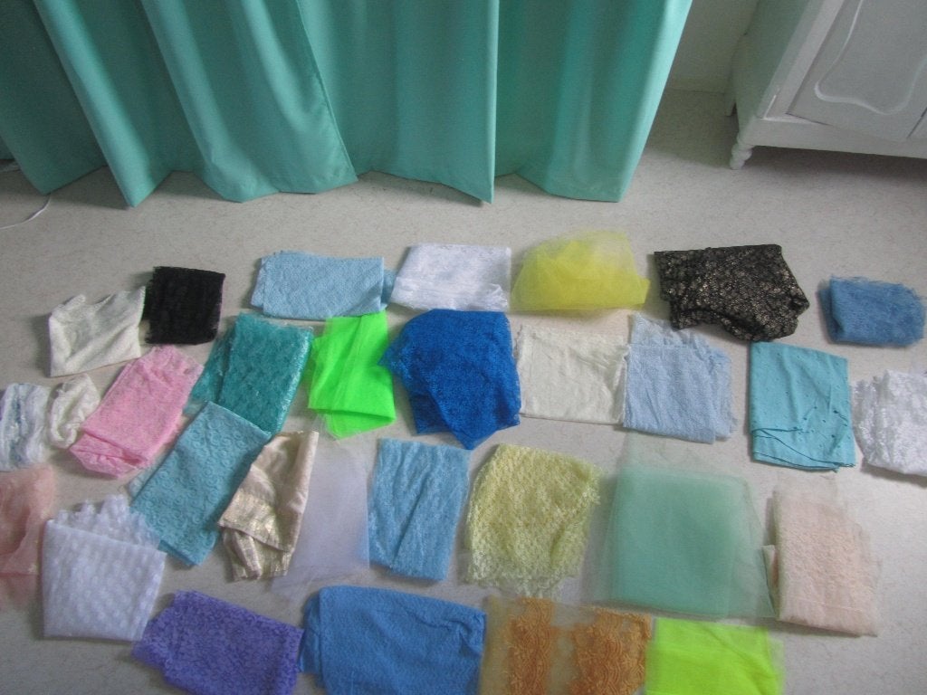 Kant, div. lappen en lapjes, vele kleuren, 1 koop, Meerkleurig, 120 cm of meer, Nieuw, Ophalen of Verzenden