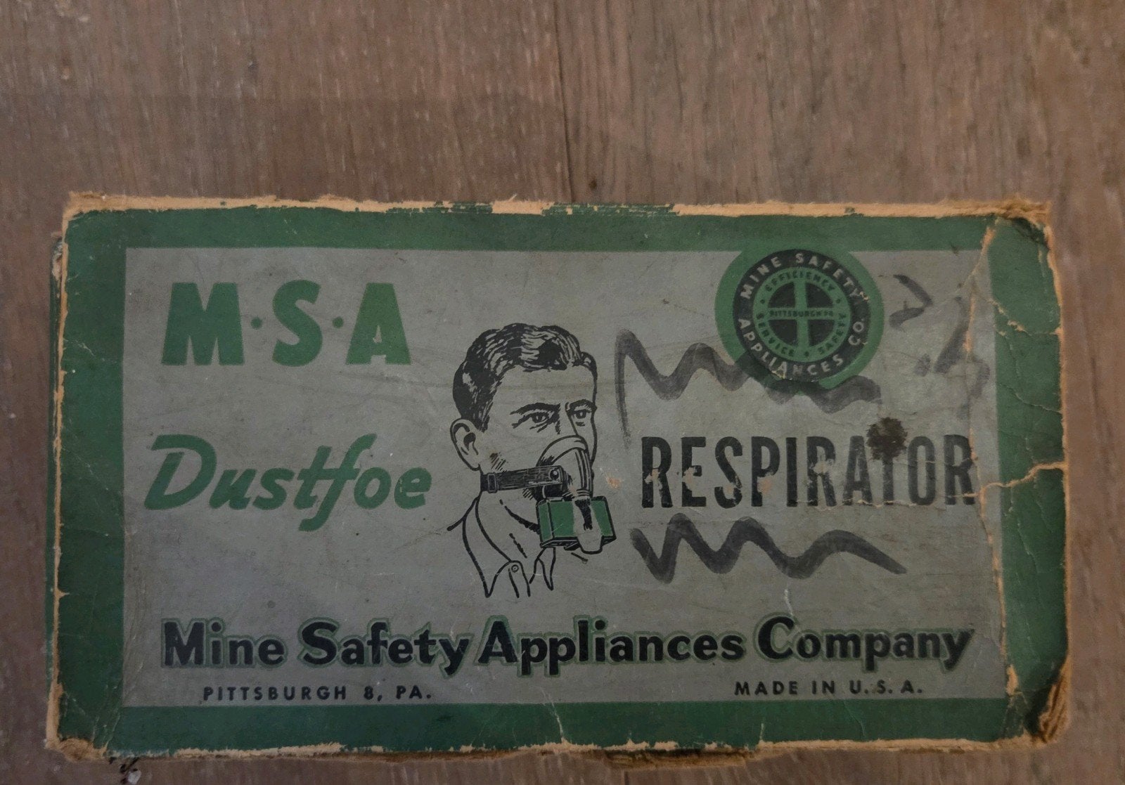MSA Dustfoe Respirator - Mine Safety Appliances Co., Ophalen of Verzenden, Overige soorten, Amerika, Overige typen