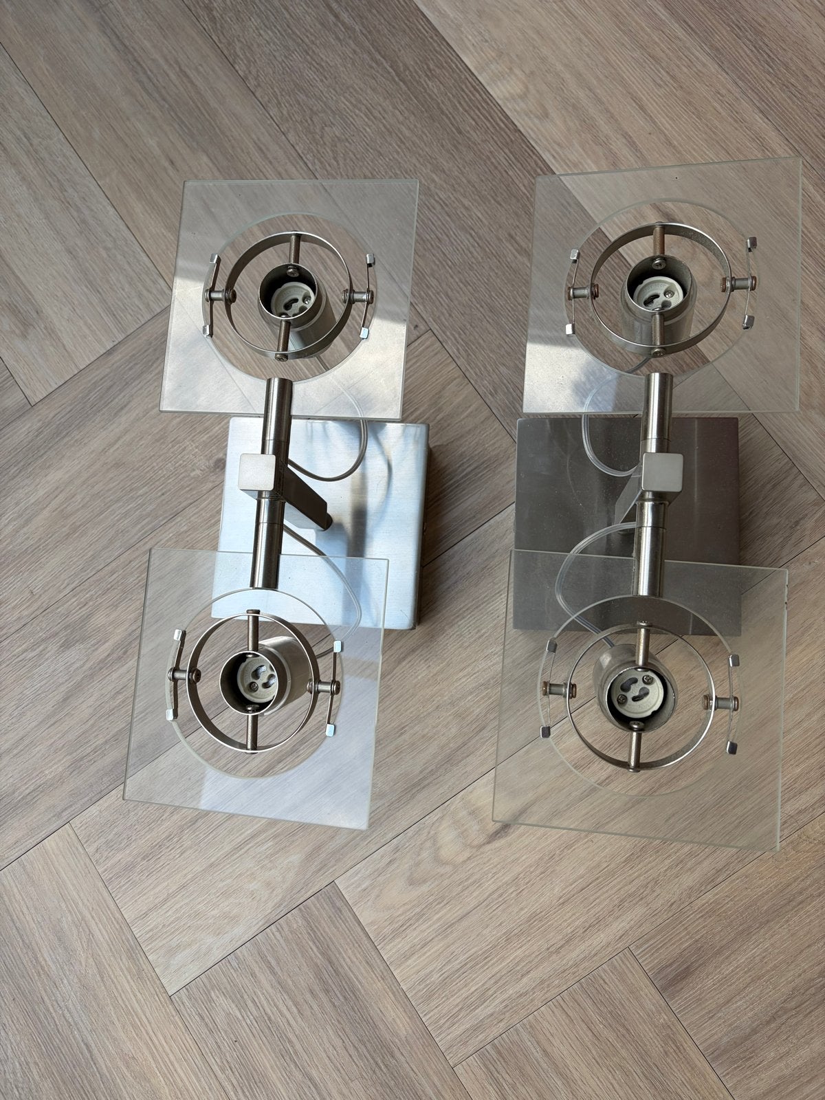 2x IKEA Fuga Plafondspot - Modern en Stijlvol, Huis en Inrichting, Ophalen, Gebruikt, Modern, Plafondspot