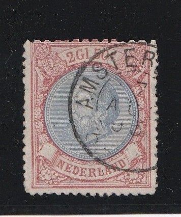 29 1872 Kon. Willem III, Ophalen of Verzenden, T/m 1940, Gestempeld