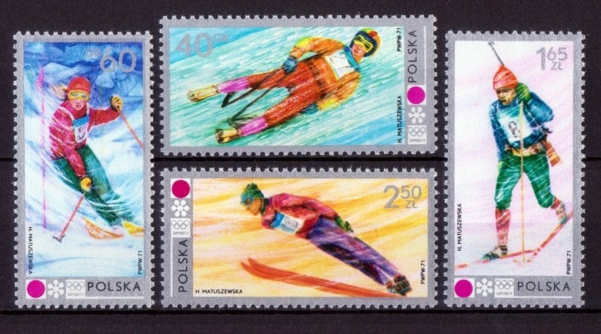 Polen, Sport, Olympische Winterspelen, Mi. 2143-2146 postfr., Postzegels en Munten, Verzenden, Polen, Postfris