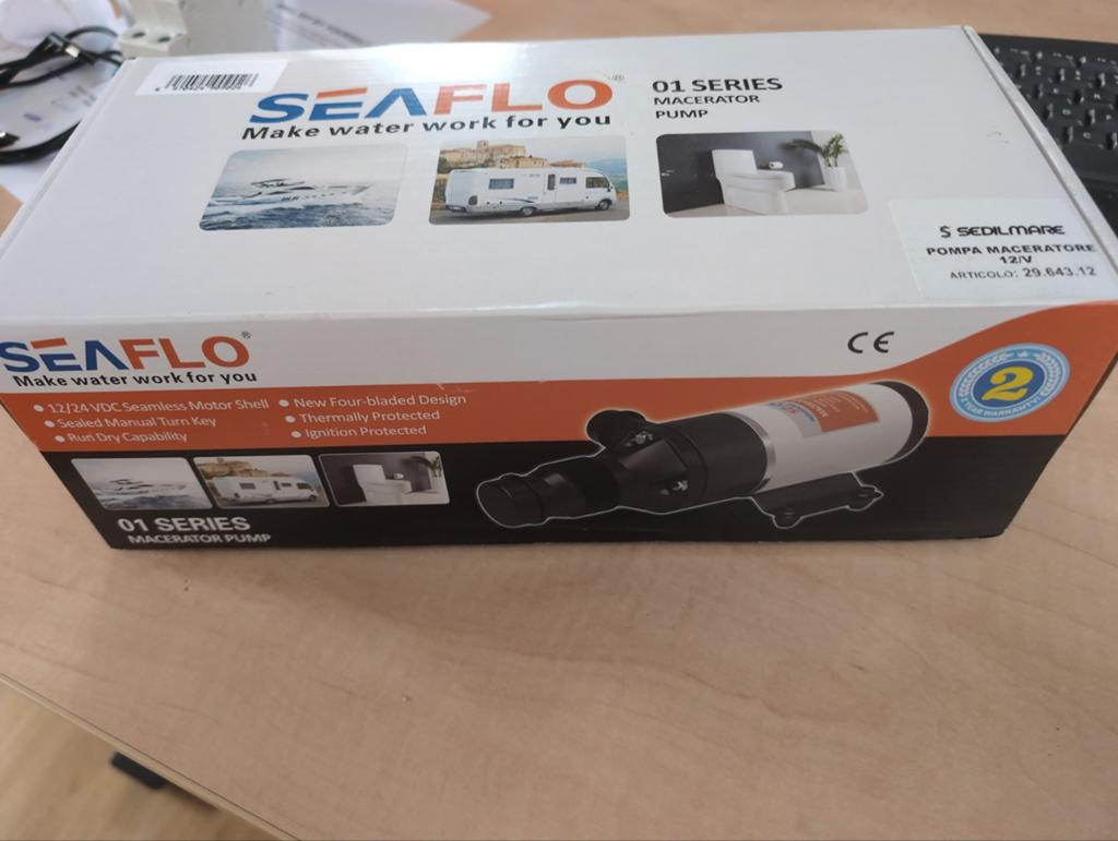 SEAFLO 01 Serie Macerator Pomp 12/24V, Ophalen of Verzenden, Nieuw, Kombuis en Sanitair