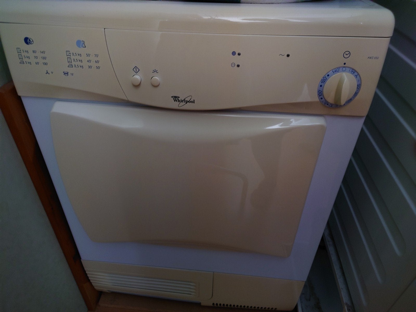 Whirlpool condensdroger AWZ 650, 6kg, nette staat, Ophalen