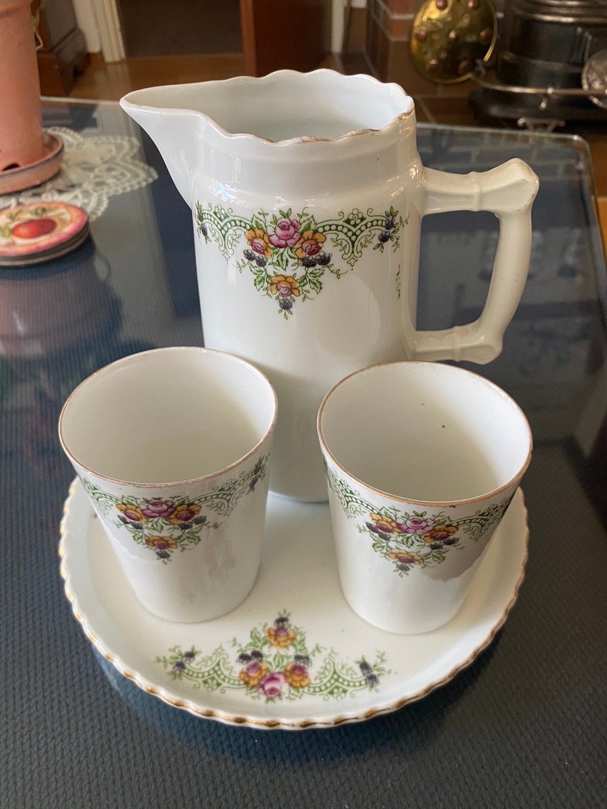 Servies Antiek setje, Ophalen of Verzenden
