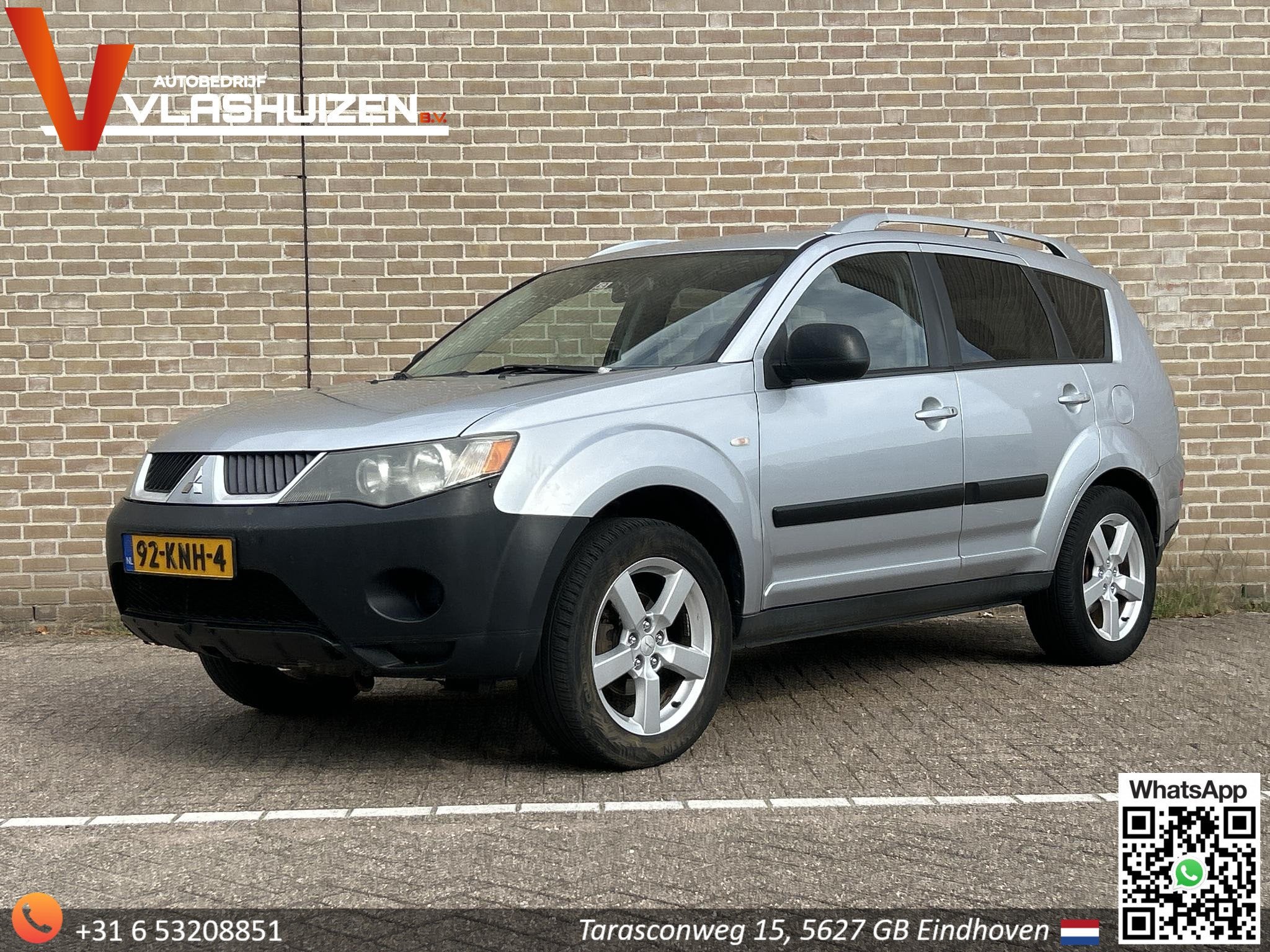 Mitsubishi Outlander 2.4 Intense+ Special Edition | Climate, Auto's, Stof, Zwart, 7 stoelen, Bedrijf