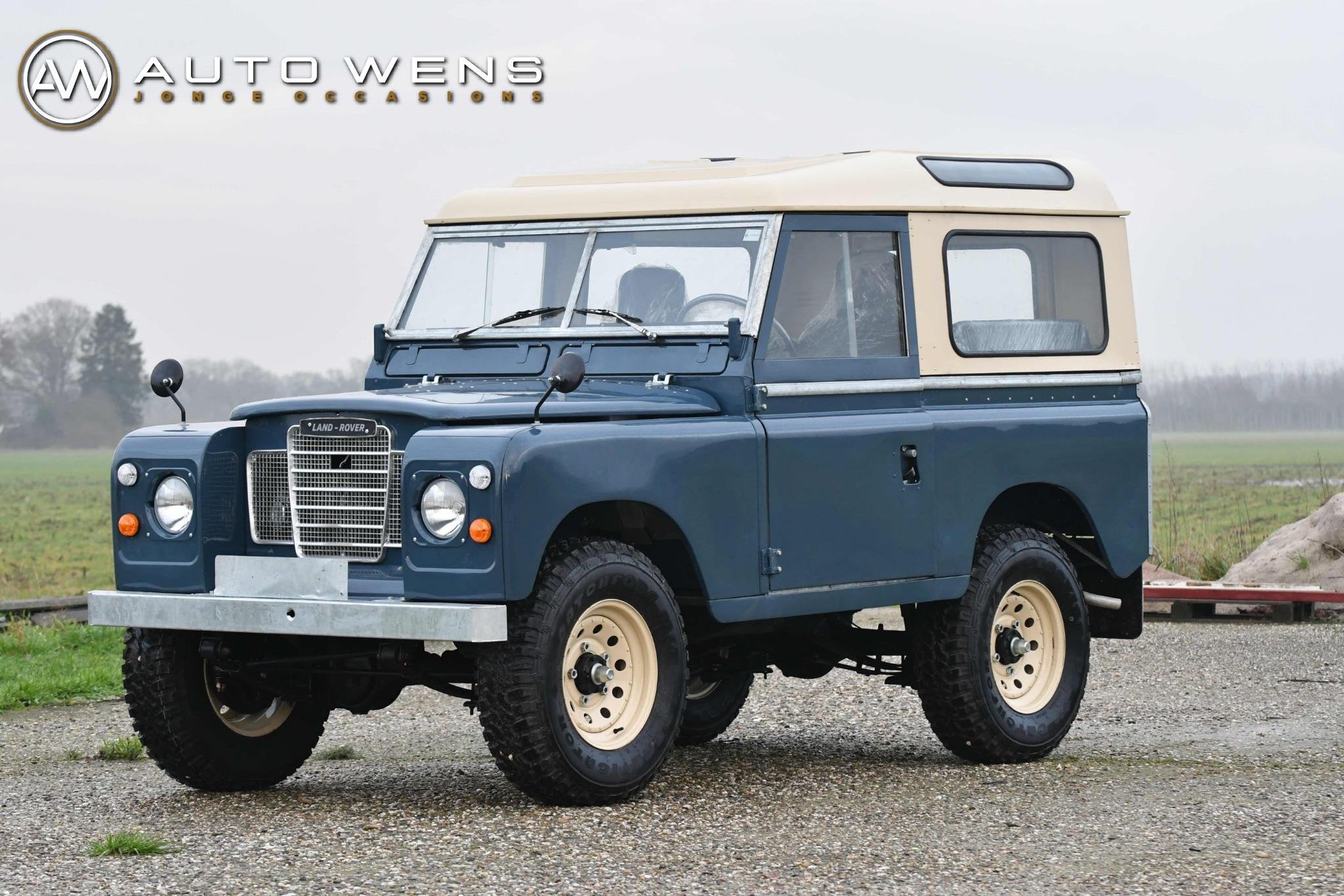 Land Rover 88 Series III Diesel Santana | Hardtop | Compl. g, Gebruikt, Zwart, Overige carrosserieën, Blauw