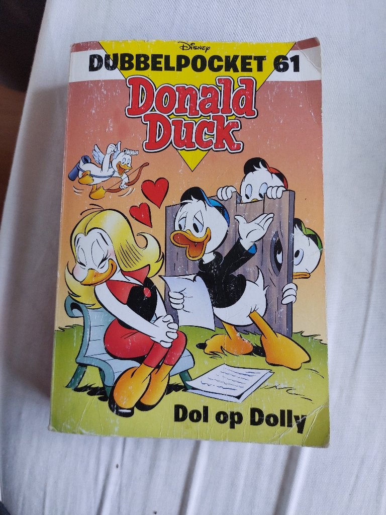 Donald Duck dubbelpocket 61, Eén stripboek, Ophalen of Verzenden, Zo goed als nieuw