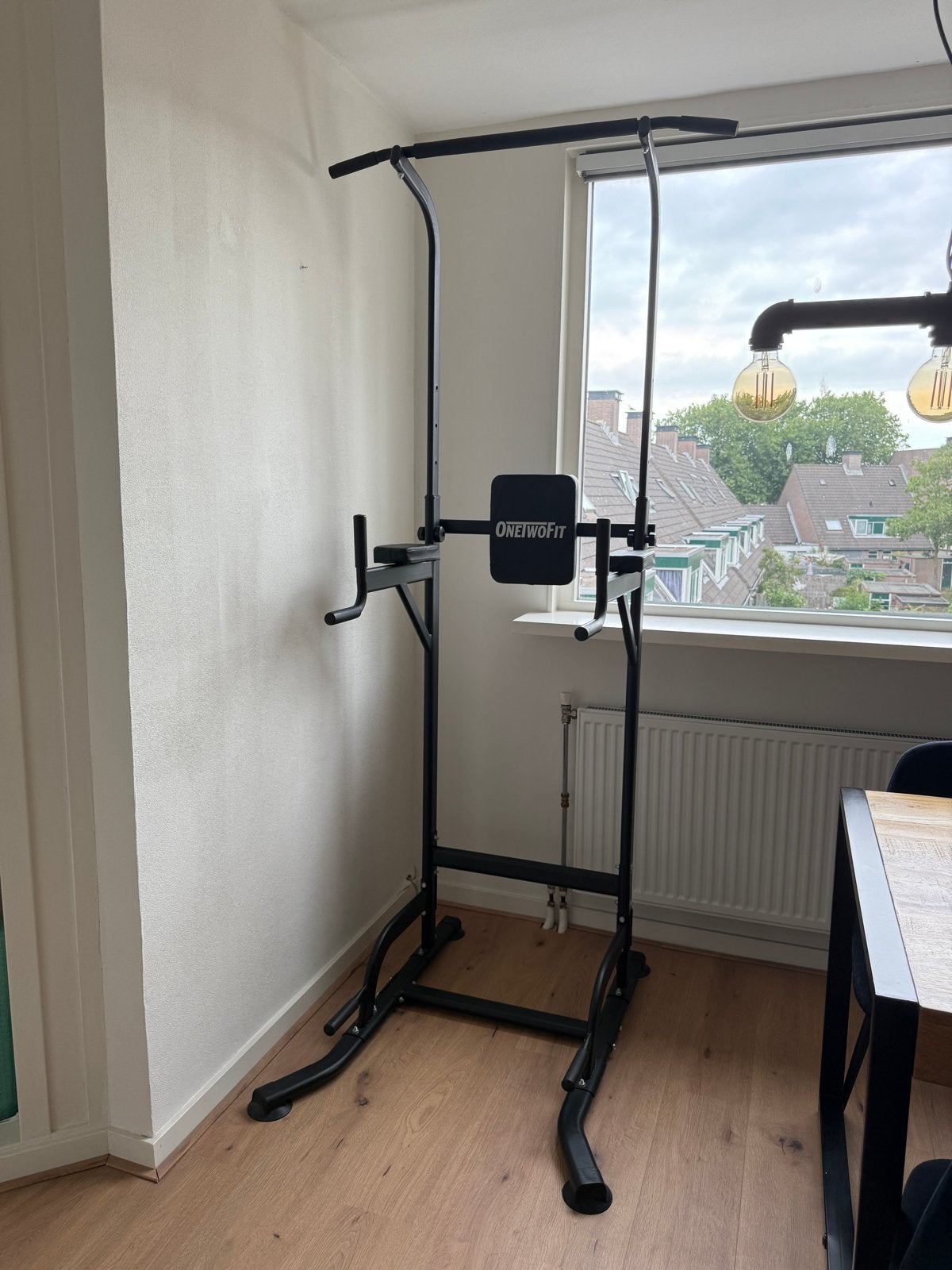 Pull up station ONETWOFIT  - Pull up / Dip bar, Ophalen, Krachtstation, Armen, Zo goed als nieuw