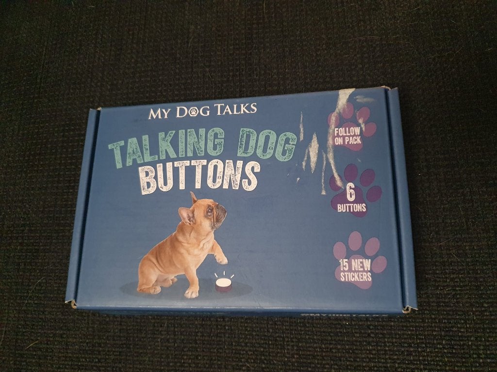 My Dog Talks buttons praatknoppen, Ophalen of Verzenden, Gebruikt, Intelligentiespeelgoed, Overige merken