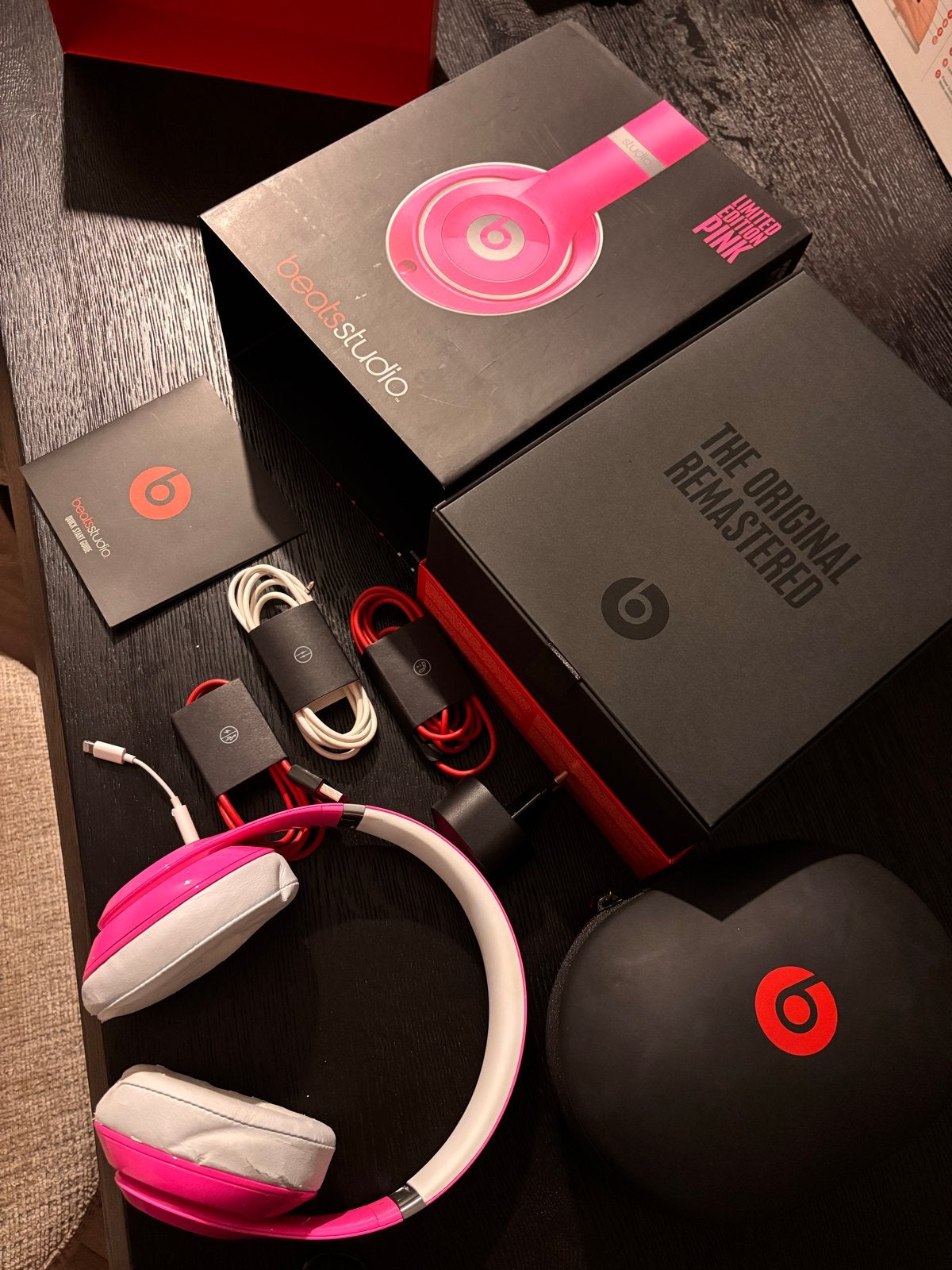 Beats Studio koptelefoon roze - Limited Edition, Audio, Tv en Foto, Koptelefoons, Ophalen, Gebruikt, Roze, Beats
