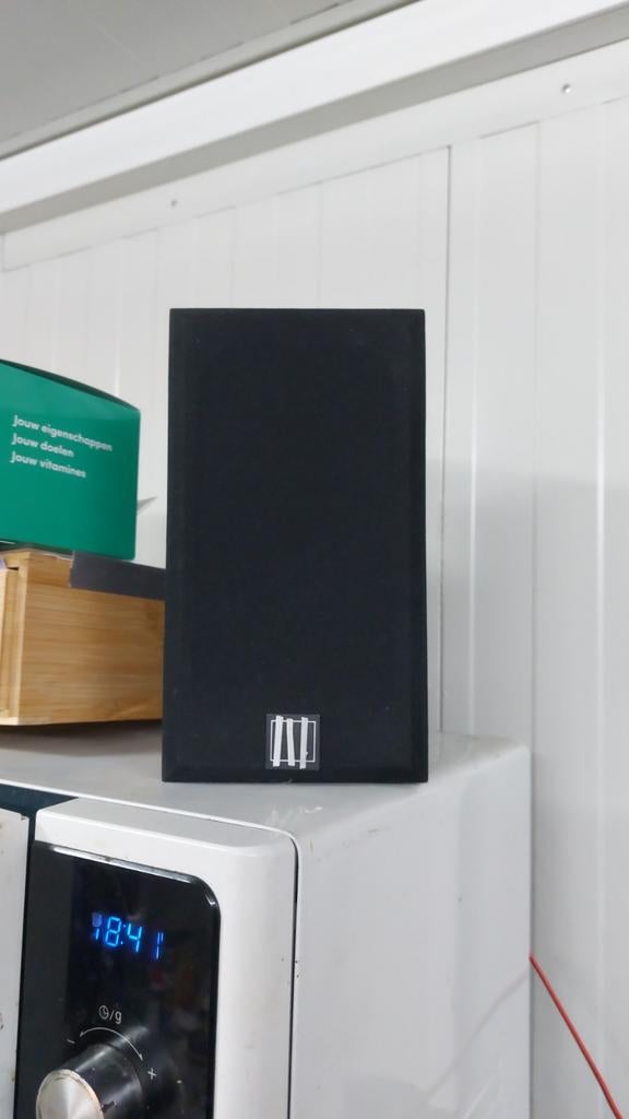 Highland Audio Oran 4301 Boekenplank Speakers (set van 2), Gebruikt, 60 tot 120 watt, Front, Rear of Stereo speakers, Ophalen