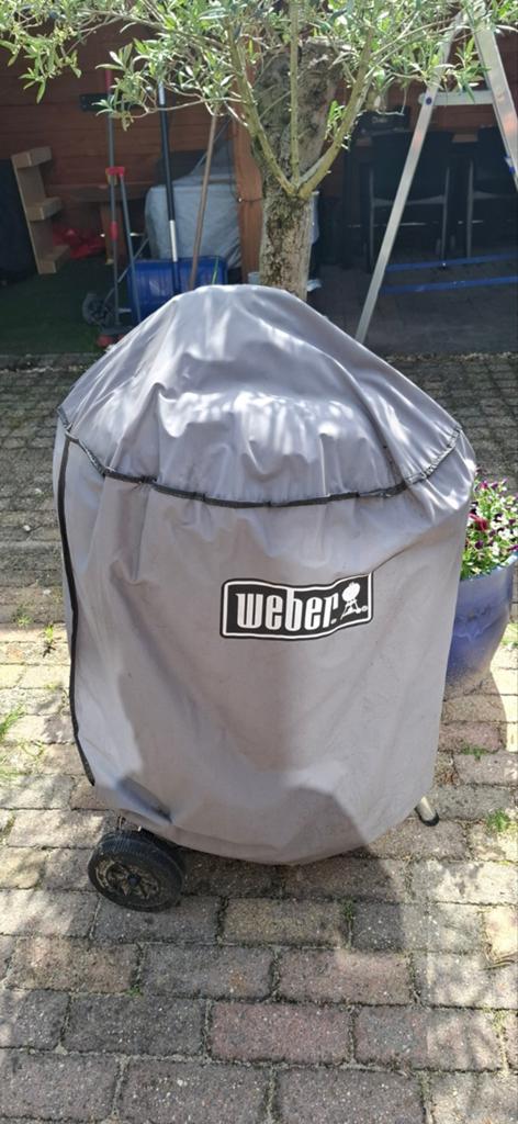 Weber Compact Kettle BBQ 47cm met hoes, Tuin en Terras, Barbecue-accessoires, Ophalen of Verzenden, Gebruikt, Weber