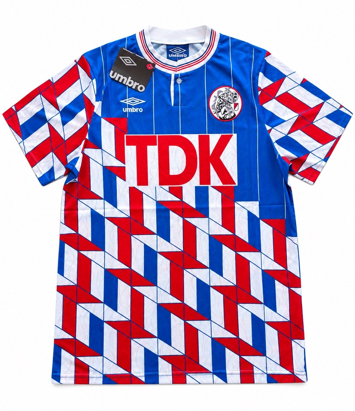 Ajax 89/90 Uitshirt Retro Voetbalshirt Nieuw L, XL en XXL, Maat 52/54 (L), Meerkleurig, Nieuw, Ophalen of Verzenden