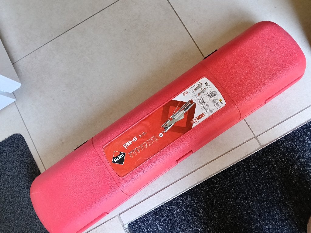 ZGA-NIEUW Rubi star63 Tegelsnijder in koffer, Ophalen, Zo goed als nieuw, Overige typen