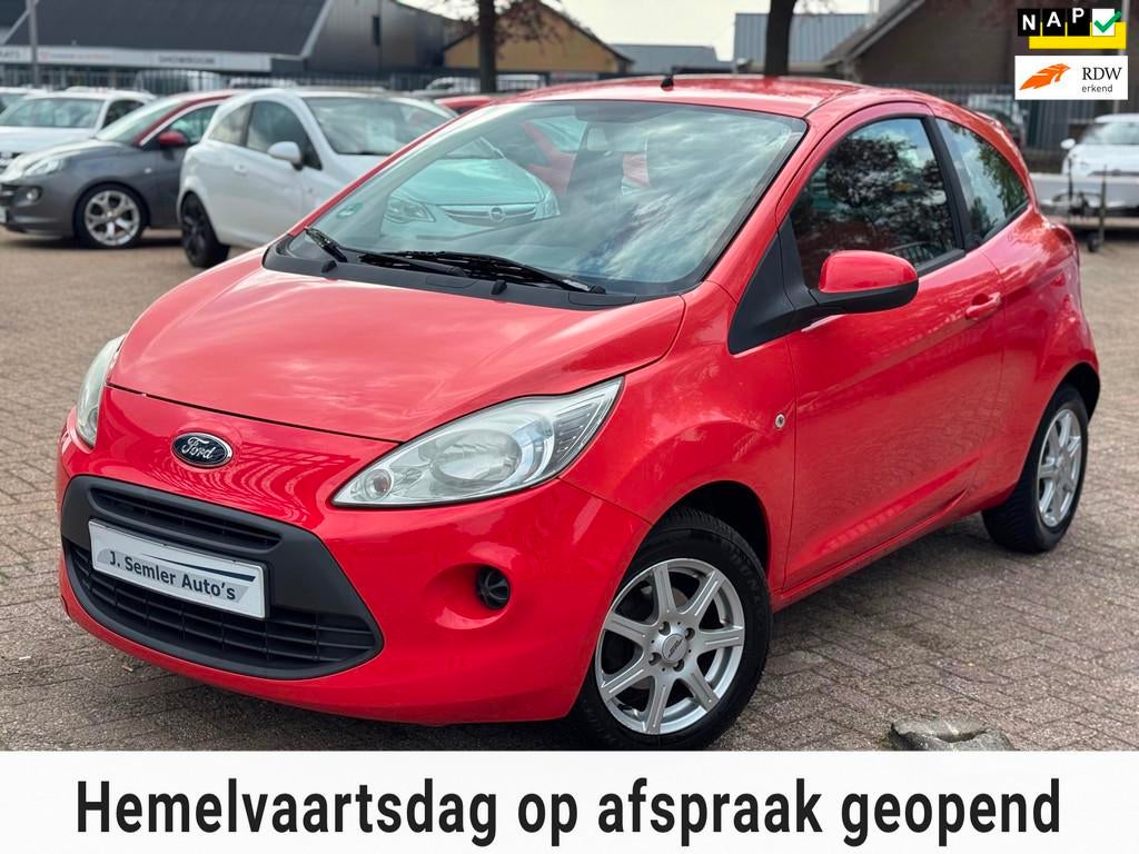 Ford Ka 1.2 Cool&Sound AIRCO APK 16-04-2027 NAP 120DKM, Auto's, Ford, Bedrijf, Te koop, Ka, ABS, Airbags, Airconditioning, Centrale vergrendeling