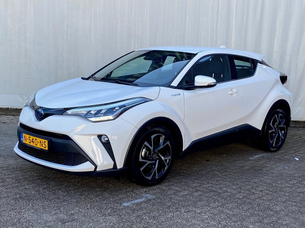 Toyota C-HR 1.8 Hybrid Dynamic / Trekhk / Navi., 12 maanden, Stof, 4 cilinders, Wit