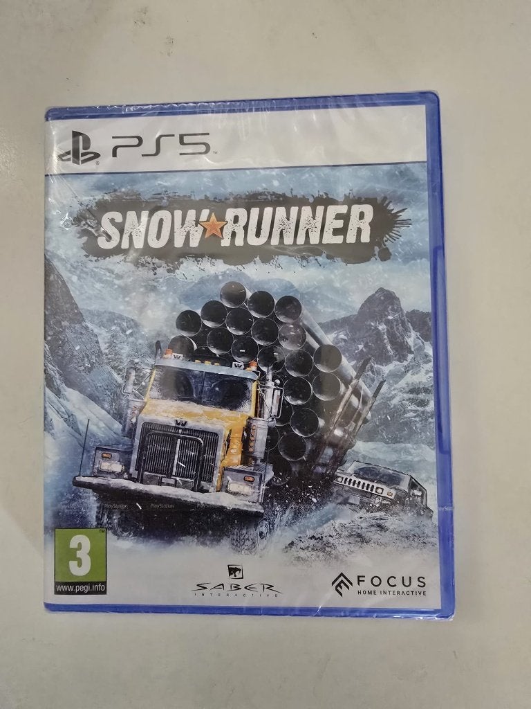 Snow Runner voor PS5 - Nieuw in het plastic, 1 speler, Racen en Vliegen, Nieuw, Eén computer