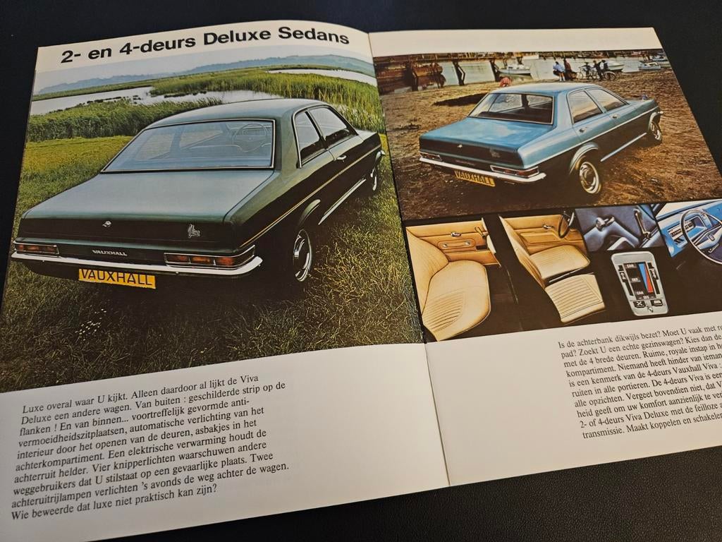 Brochure Vauxhall Viva 1972, Ophalen of Verzenden, Zo goed als nieuw, Overige merken