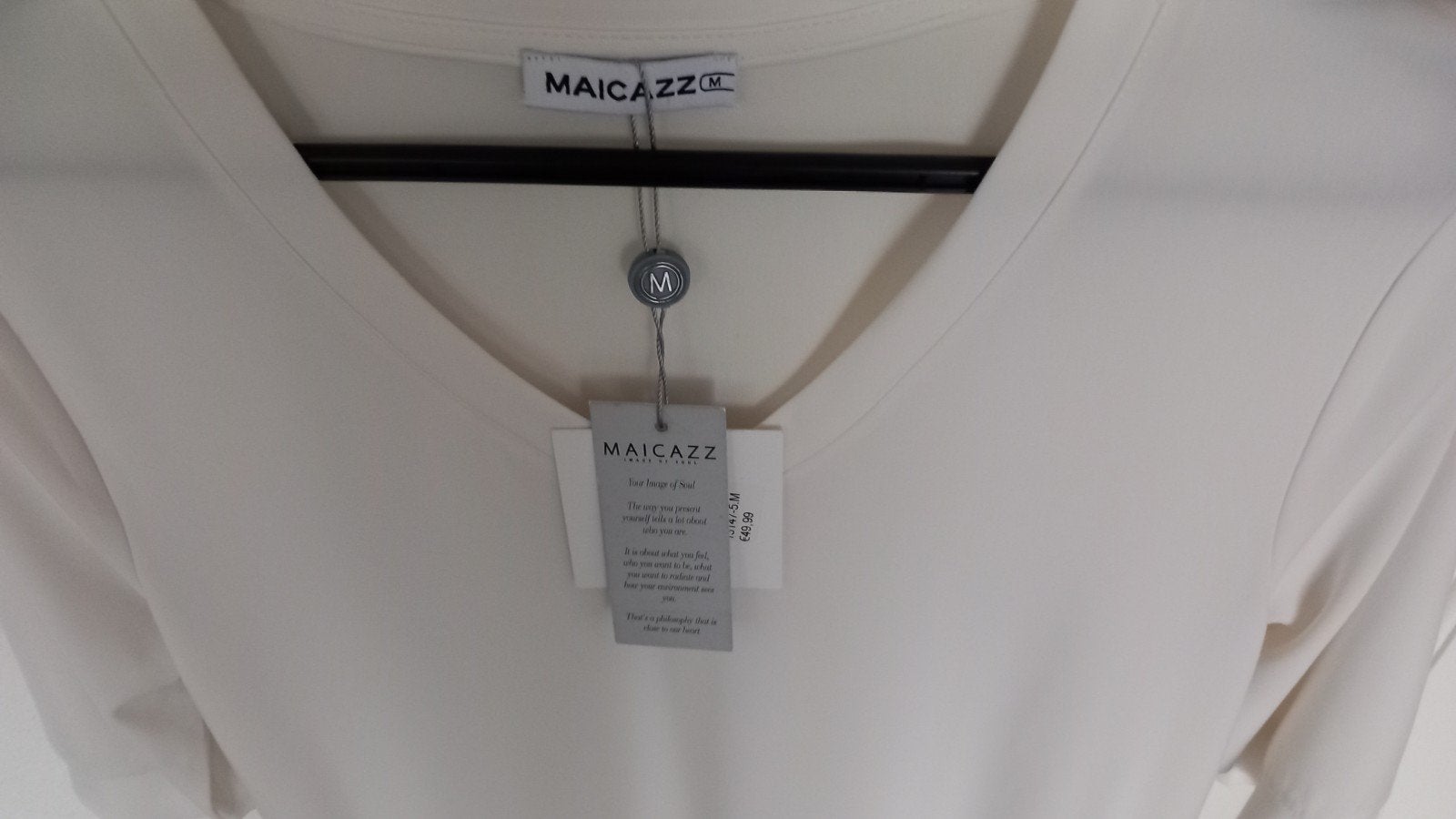 MAICAZZ* TRAVEL OFF WHITE TOP/SHIRT NIEUW!!, Kleding | Dames, Maat 38/40 (M), MAICAZZ., Wit, Nieuw