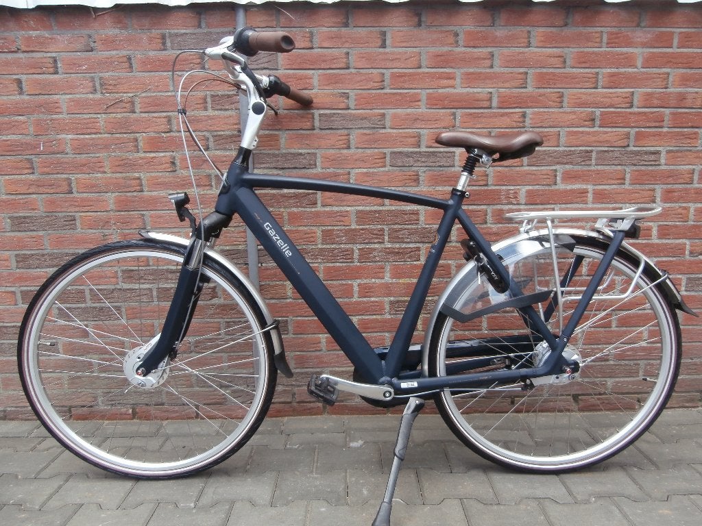 ALS NIEUW! Gazelle Orange C7+ heren 57 cm. Donkerblauw, Ophalen, Versnellingen, Zo goed als nieuw, 57 tot 61 cm