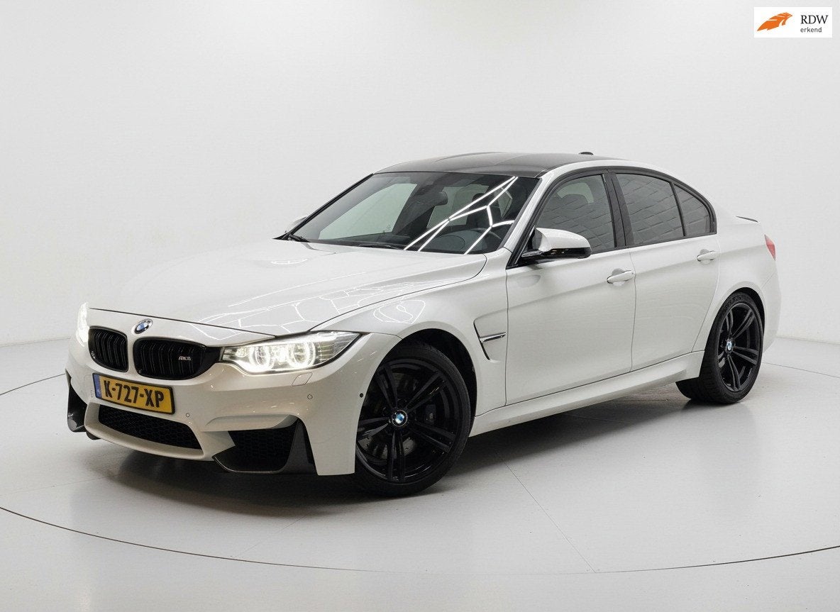 BMW 3-serie M3 CARBON DAK SCHAAL 360 CAMERA ACC, Automaat, Wit, Leder, Bedrijf