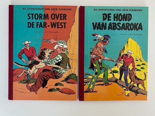 Jack Diamond, HC met linnen rug, western, Funcken, Boeken, Stripboeken, Meerdere stripboeken, Ophalen of Verzenden, Nieuw