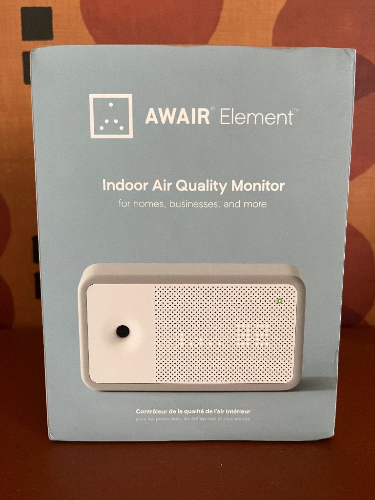 Awair Element luchtkwaliteit Monitor, Ophalen of Verzenden, Zo goed als nieuw, Overige meters