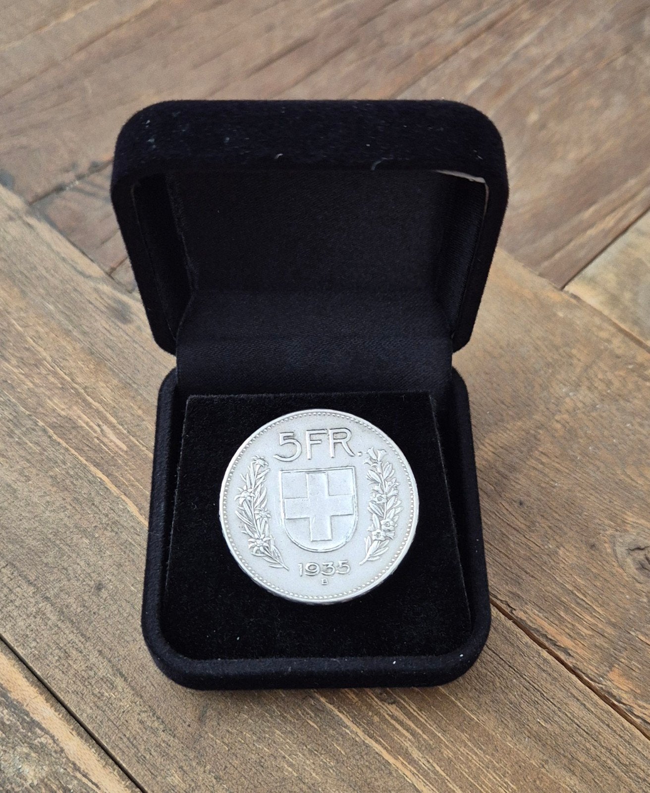 Zilveren munt 5 Zwitserse franc, Ophalen of Verzenden, Overige landen, Losse munt, Zilver