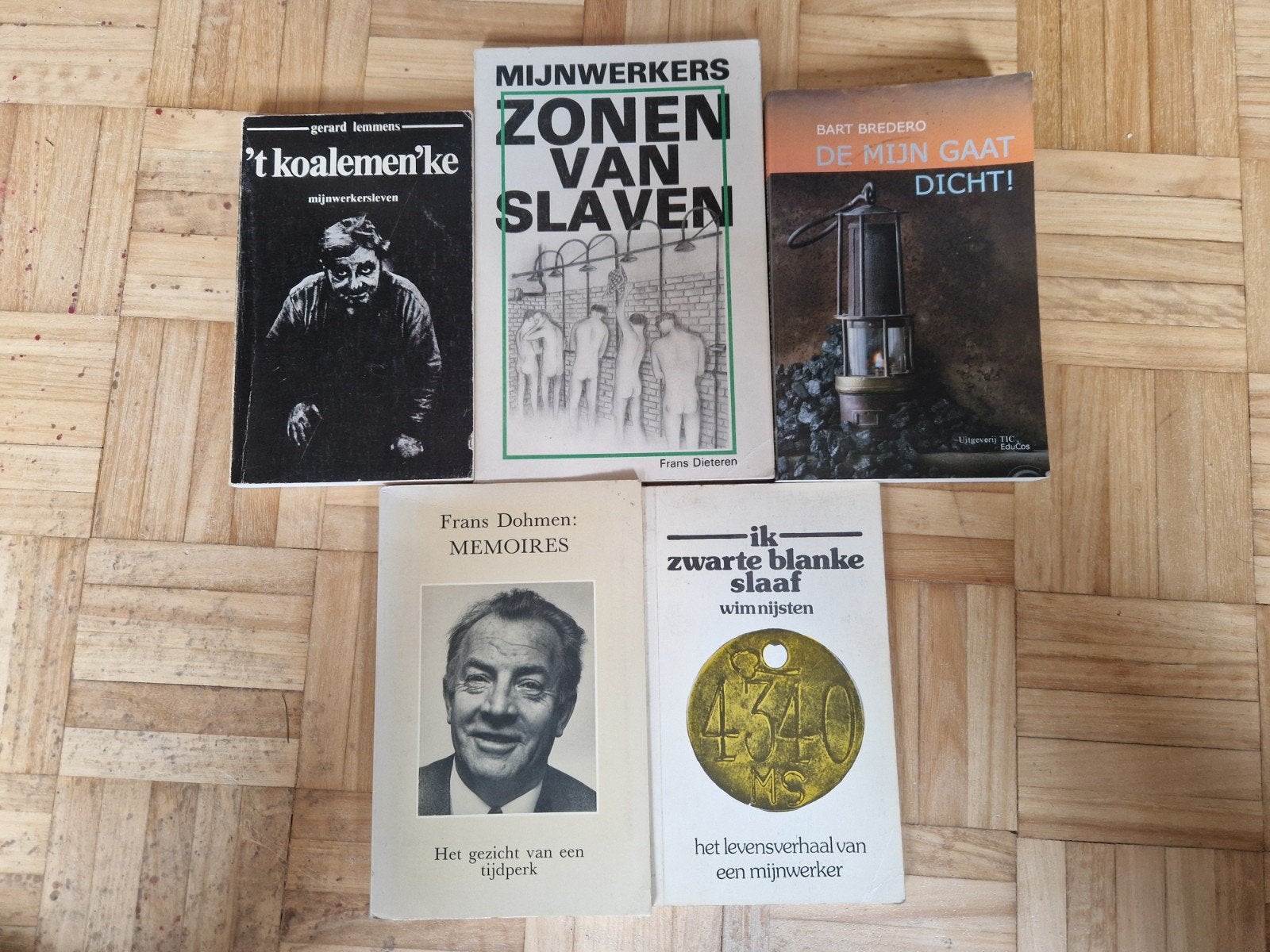 5 boeken over mijnwerkers in Limburg, Ophalen of Verzenden, Gelezen, Overige