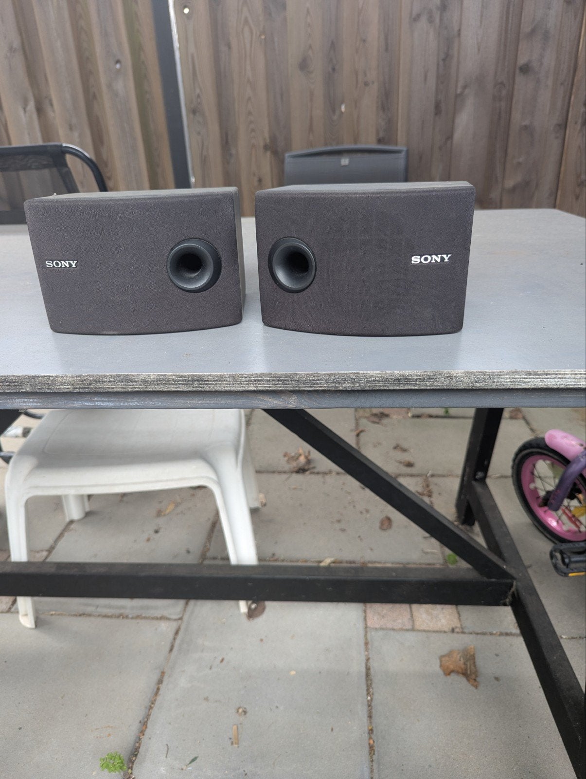 Sony SS-J90AV Boekenplank Luidsprekers - Set van 2, Audio, Tv en Foto, Luidsprekers, Ophalen, Gebruikt, Minder dan 60 watt, Boekenplank luidspreker