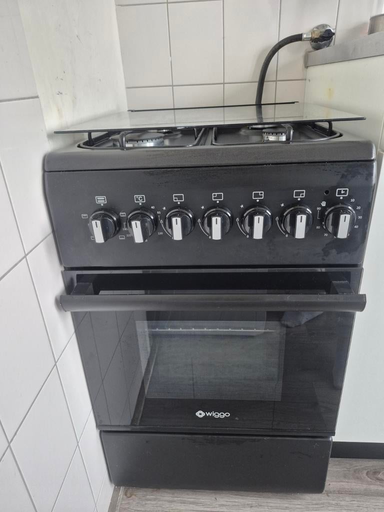 Gasfornuis b:50 cm, Witgoed en Apparatuur, Fornuizen, Ophalen, Minder dan 85 cm, 4 kookzones, Gas