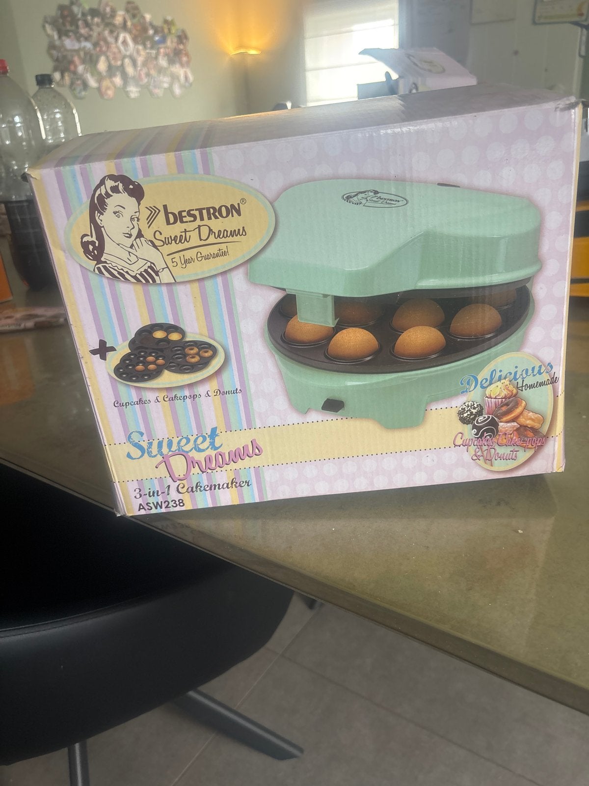 Bestron Sweet Dreams 3-in-1 Cakemaker - Zo goed als nieuw, Ophalen, Zo goed als nieuw, 3 snelheden of meer
