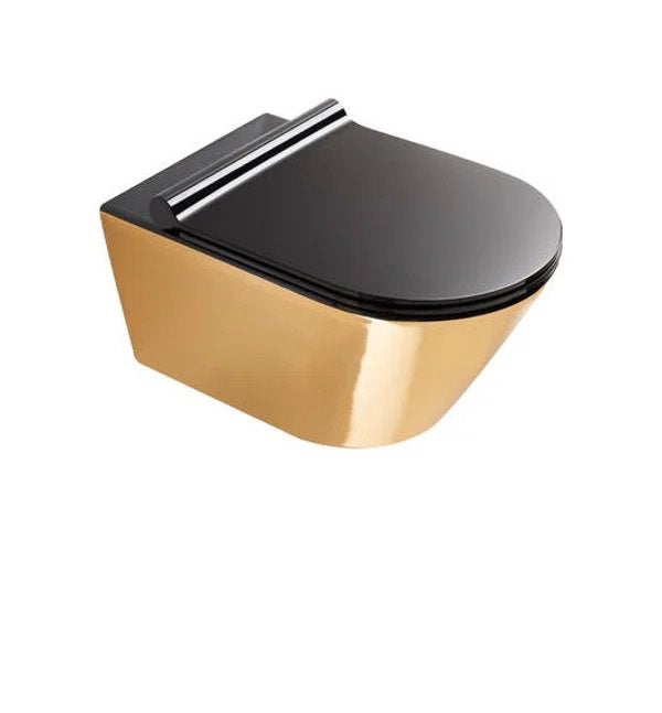 Catalano wandcloset met zitting goud!!, Ophalen, Zo goed als nieuw, Overige typen