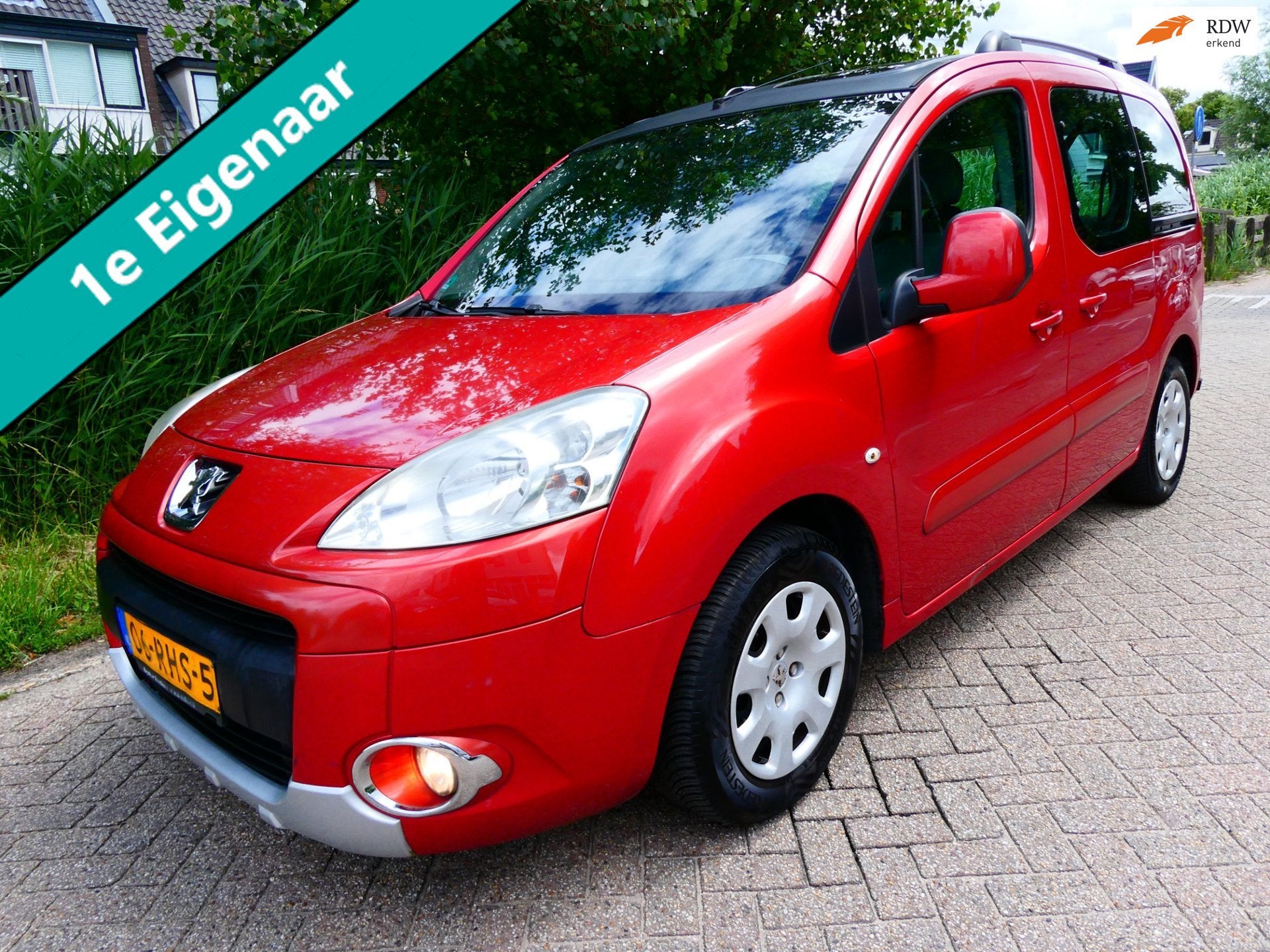 Peugeot Partner Tepee 1.6i XR 90pk LPG-G3 1e eigenaar Panora, Voorwielaandrijving, 1408 kg, Stof, Gebruikt