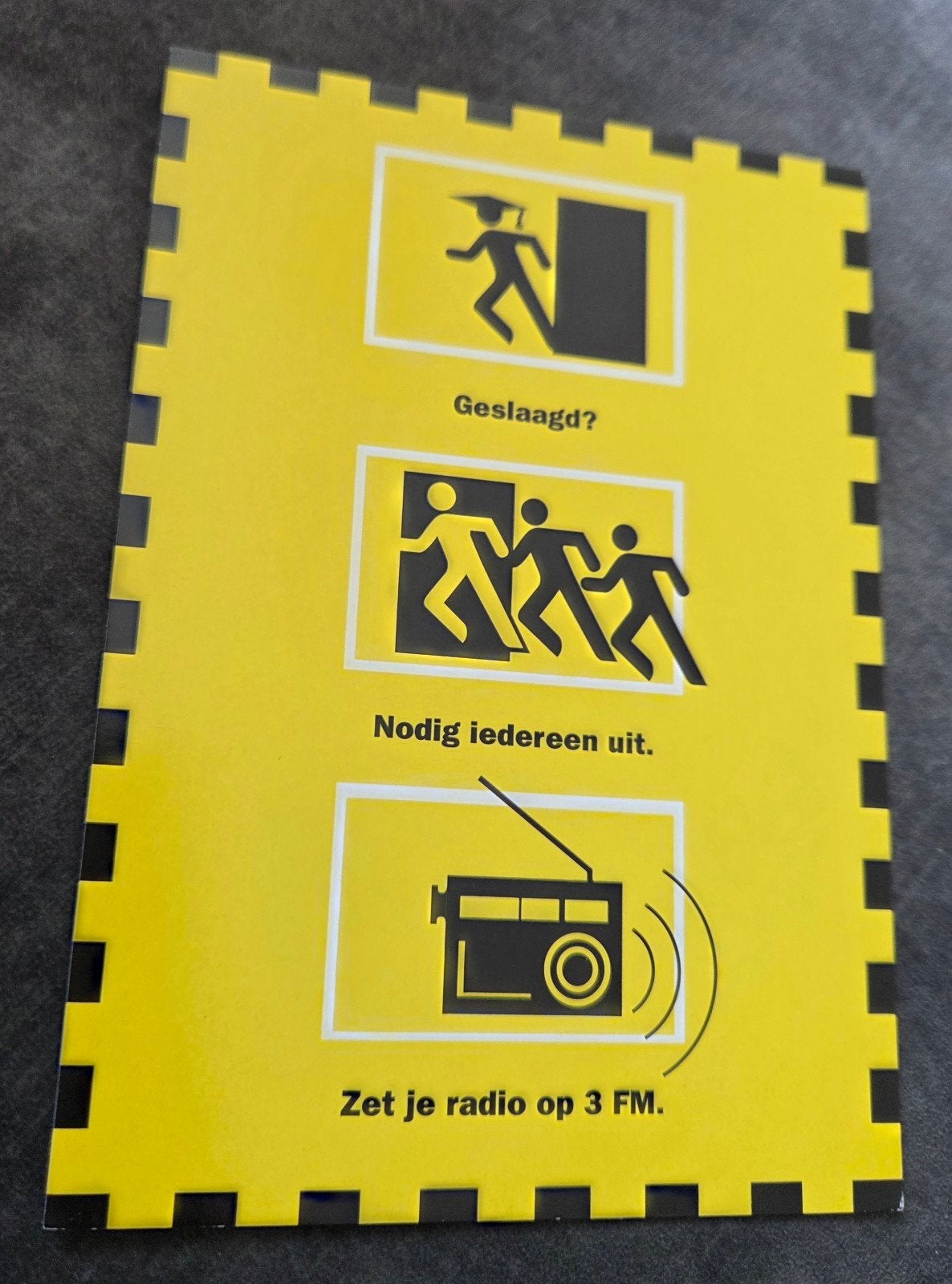 Radioactieve Radio 3FM - Geslaagd?, Verzamelen, Verzenden, 1980 tot heden, Ongelopen, Overige thema's