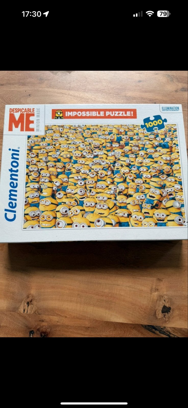 Clementoni Minions Impossible Legpuzzel 1000 stukjes, Ophalen of Verzenden, Gebruikt