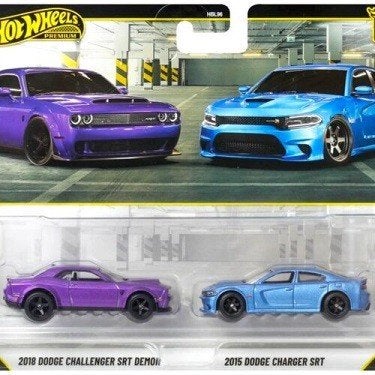 2-Pack Dodge Challenger SRT Demon + Dodge Challenger SRT 1:6, Tschuiten@hotmail.com, Duitsland, Auto, Hotwheels Premium