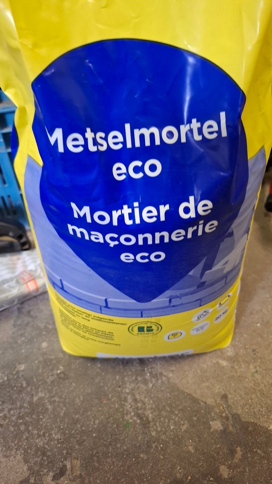 Metselmortel, Doe-het-zelf en Verbouw, Ophalen, Nieuw, Minder dan 20 cm, Minder dan 5 m²