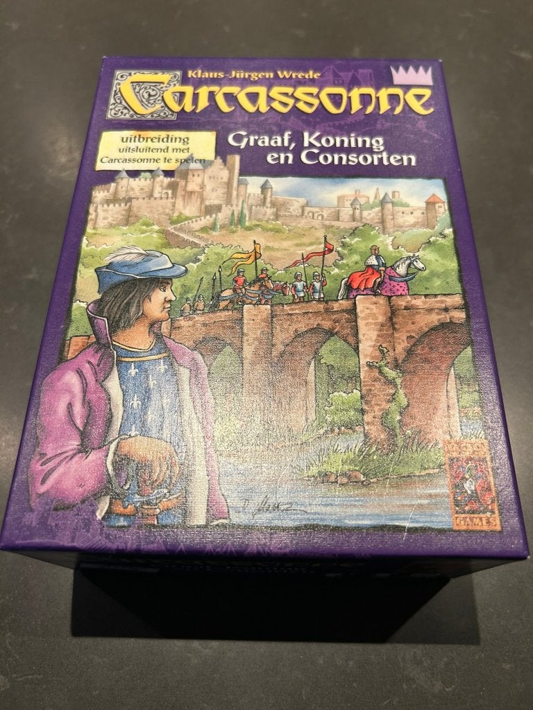 Carcassonne Uitbreiding: Graaf, Koning en Consorten, Vijf spelers of meer, Ophalen of Verzenden, Zo goed als nieuw, 999 Games b.v.