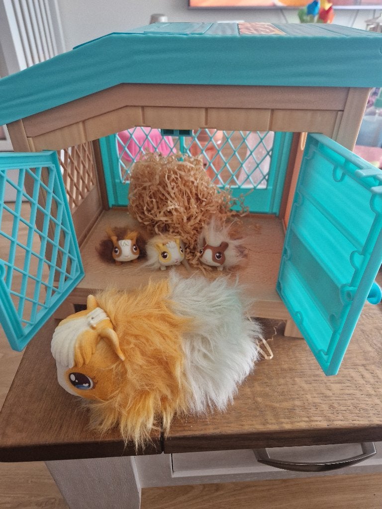 Cavia met 3 babys Little Live Pets speelgoed, Ophalen, Zo goed als nieuw