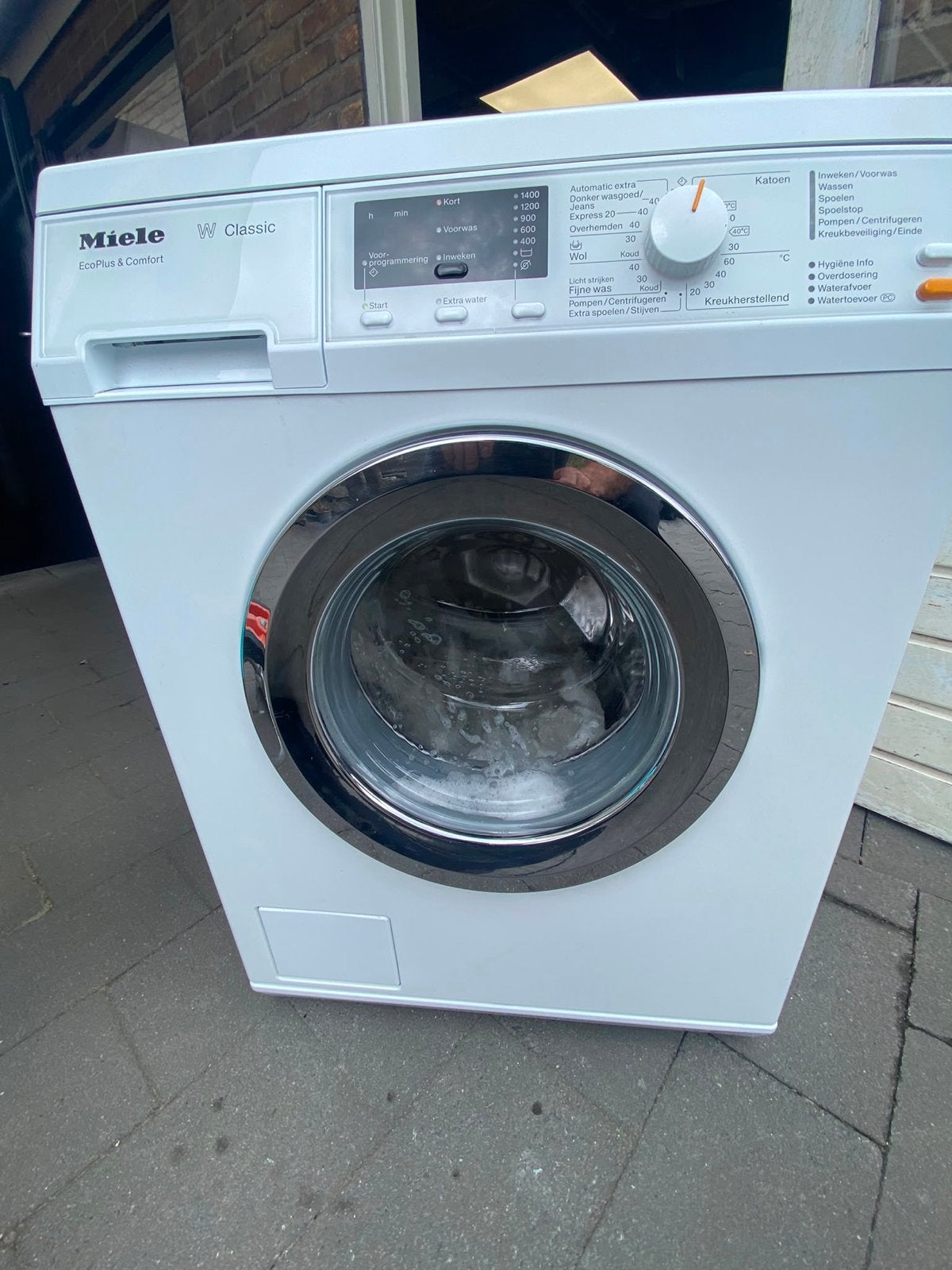Miele W Classic EcoPlus & Comfort Wasmachine, Witgoed en Apparatuur, Wasmachines, Ophalen, Zo goed als nieuw, Voorlader, Kort programma