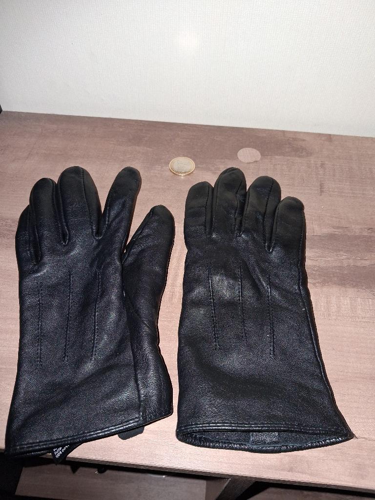 Handschoenen leer, Kleding | Dames, Mutsen, Sjaals en Handschoenen, Ophalen of Verzenden, Zo goed als nieuw, Handschoenen