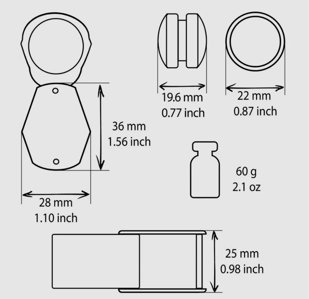 BelOMO 10x Triplet-loep, professionele optische LOEP, nieuw!, Ophalen of Verzenden, Nieuw, Vergrootglas of Loep