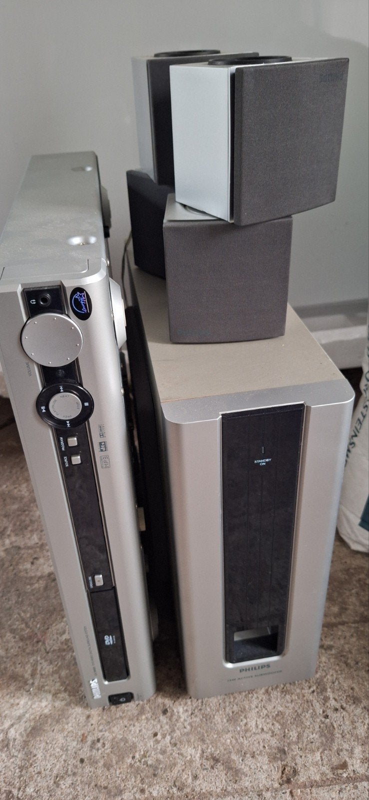 5.1 dolby surround set philips, Philips, Gebruikt, 70 watt of meer, Ophalen of Verzenden