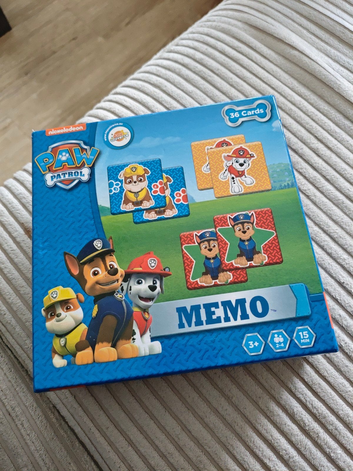 Paw Patrol Memo Spel - Compleet en Zo Goed als Nieuw, Hobby en Vrije tijd, Gezelschapsspellen | Bordspellen, Ophalen, Zo goed als nieuw