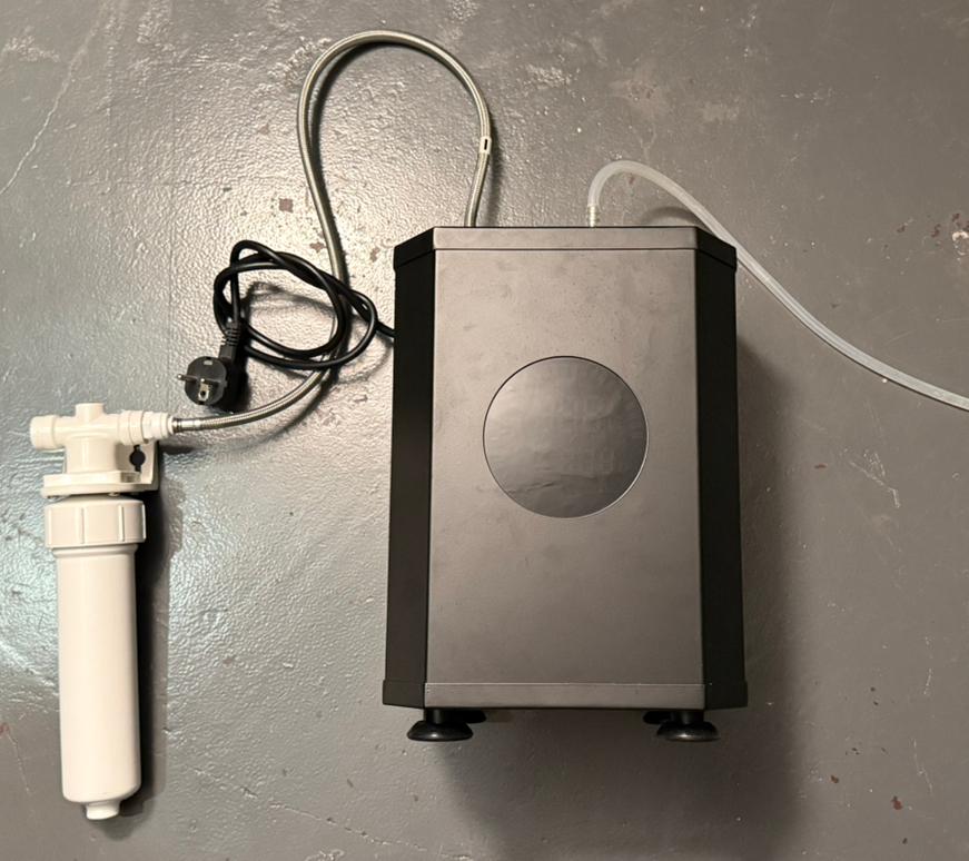 qualitap losse boiler en filter | kokendwaterkraan | boiler, Overige typen, Ophalen of Verzenden, Zo goed als nieuw, Zwart